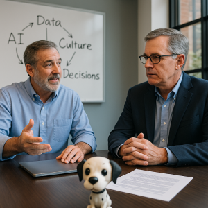 SMB leadership benefits with using AI, data and culture for decision making