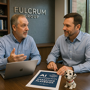 ai authenticity marketing playbook managed it services dfw fulcrum group