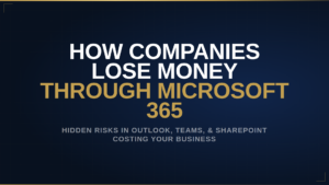 How Companies Lose Money Through Microsoft 365 webinar cover